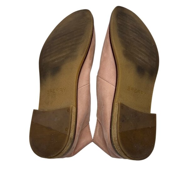 Sperry Womens Tan Leather Slip-On Loafers Size 8 Casual Shoes Comfortable - Picture 7 of 7